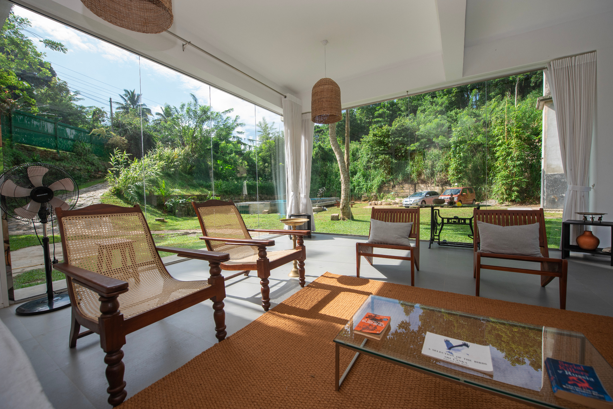 Outdoor sitting area